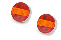 Round rear lights with 3 compartments Ref carson 500907039