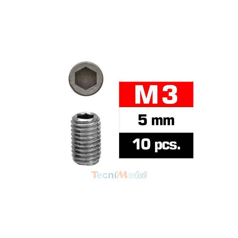 Vis STHC M3x5mm (x10) Acier Zingué