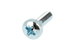 Pack of 25 Metric Cross Recessed Pan Head Machine Screws M3x6 Zinc Plated DIN 7985