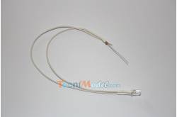 4 Leds wired 5mm white 6v-7,2v wire 18cm high brightness