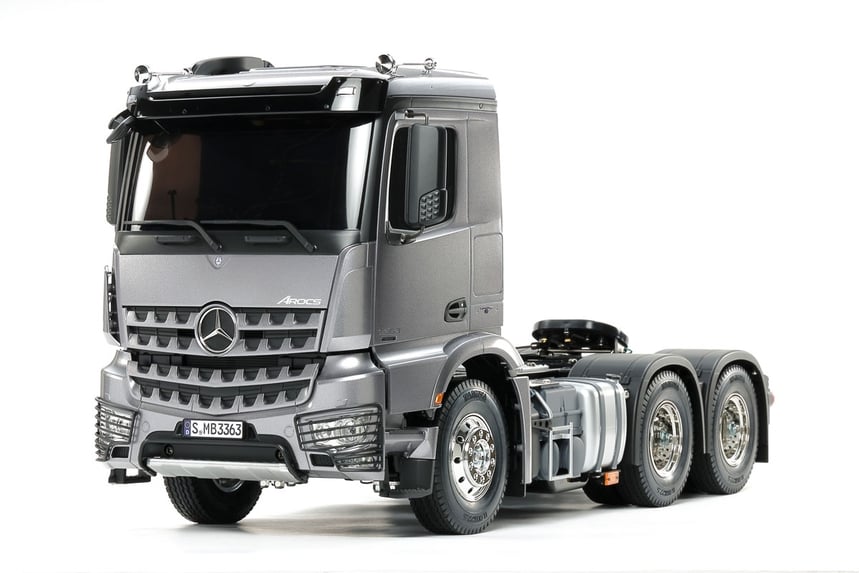 Tamiya Camion Mercedes Arocs 3363 6×4 CLASSIC SPACE TAMIYA 56359 1/14 Light Gun Metal