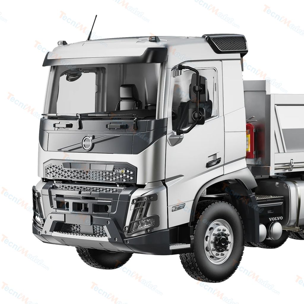 Nouvelle cabine de Volvo FMX pour camions RC 1/14