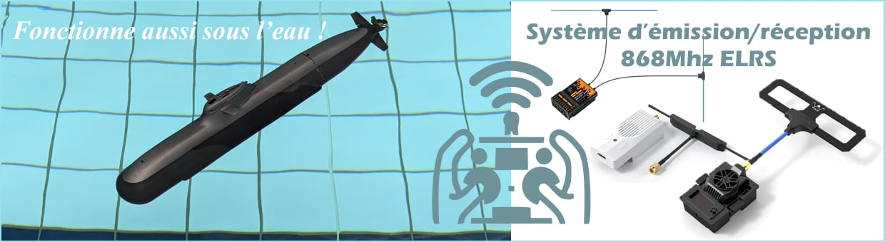 Système d’émission 868Mhz, aussi pour les sous-marins !