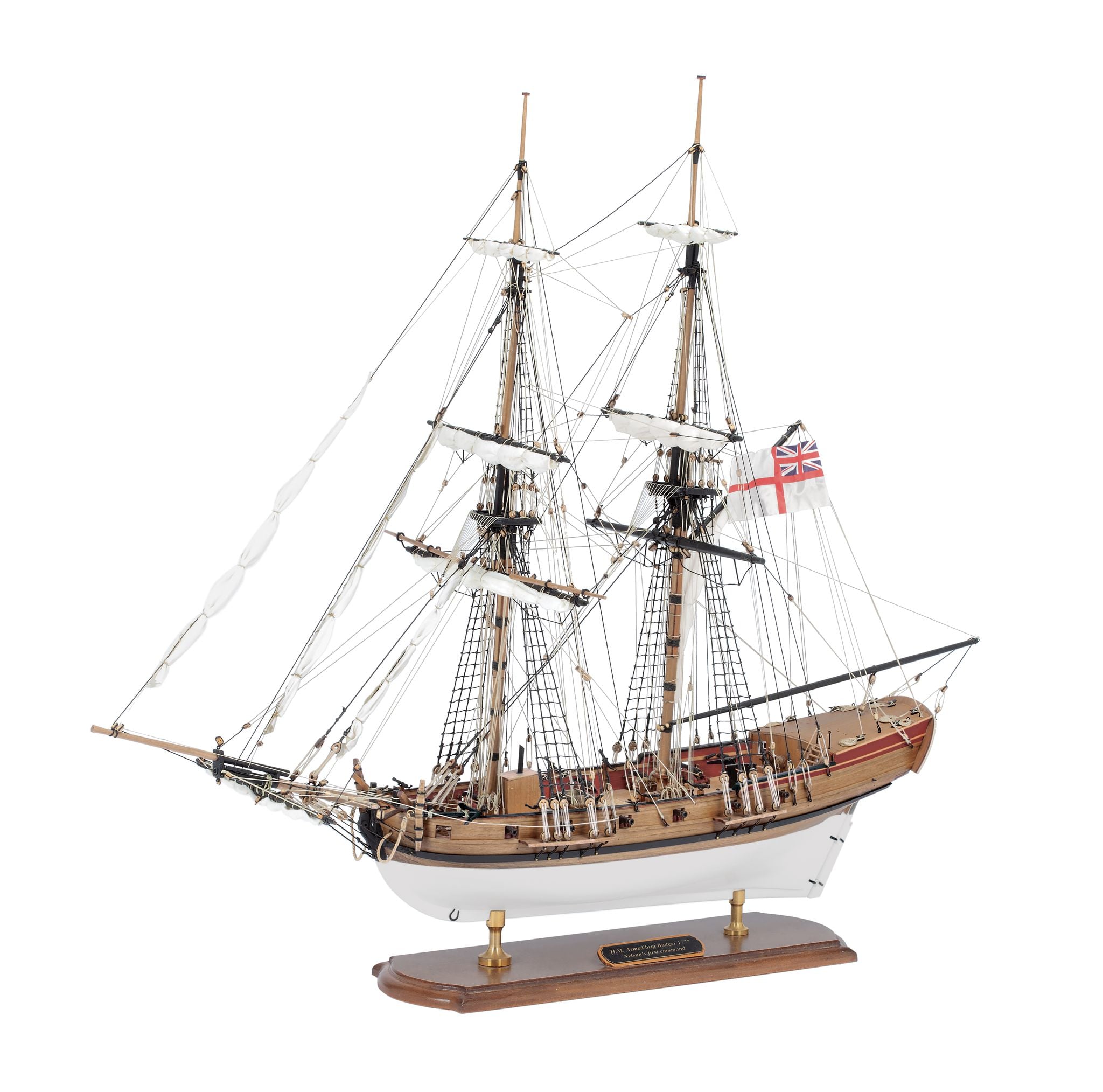HMS Badger 1/64 - Maquette de bateau en bois de Victory Models