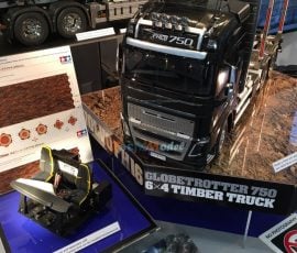 Camion Tamiya 56360 Volvo FH16 Globetrotter 750 6×4 Grumier 1/14