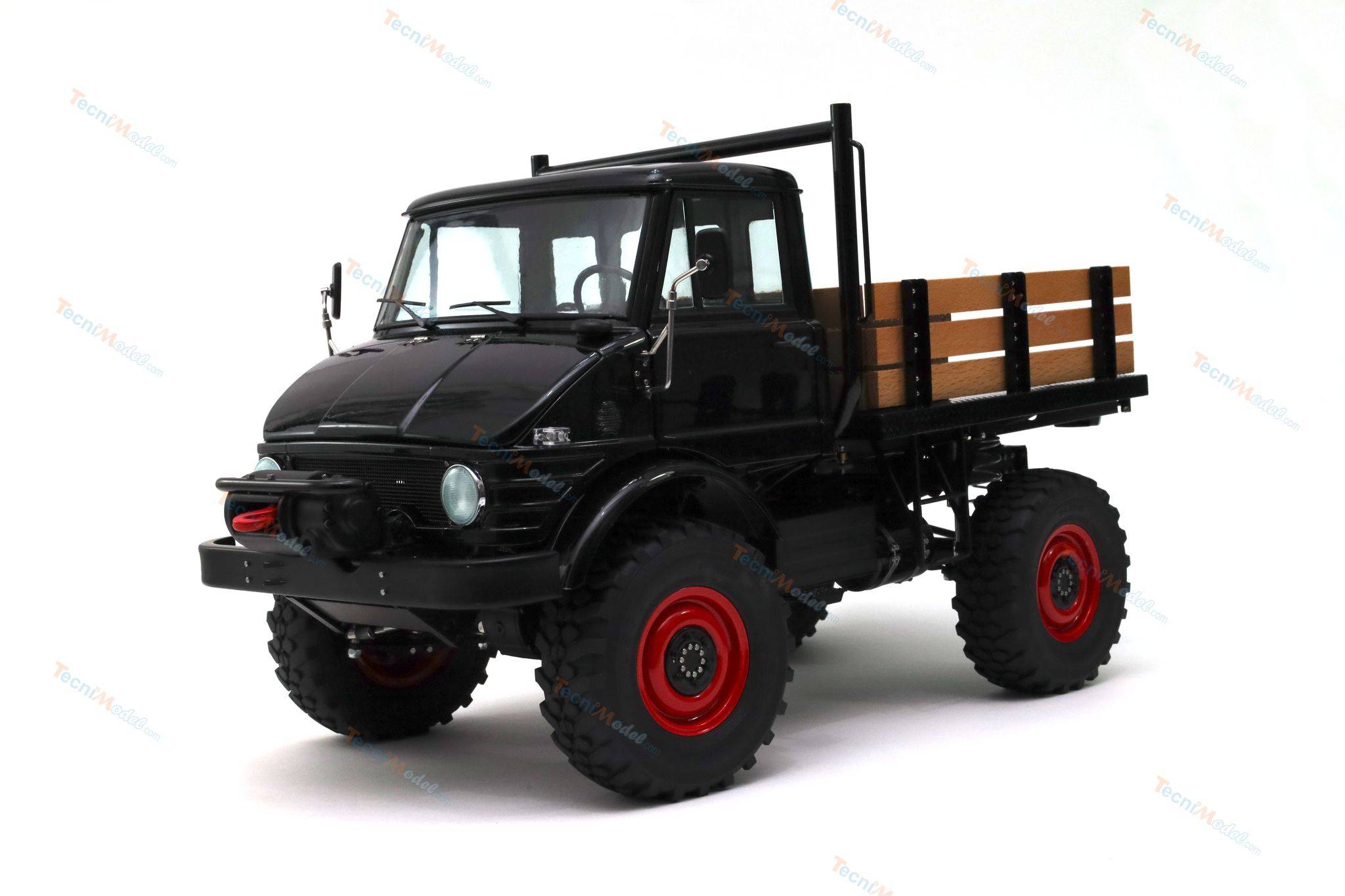 Mercedes-Benz Unimog 406 4x4 1/10 RC ARTR - LESU UM406 Black metallic  RA-Z001-RTR